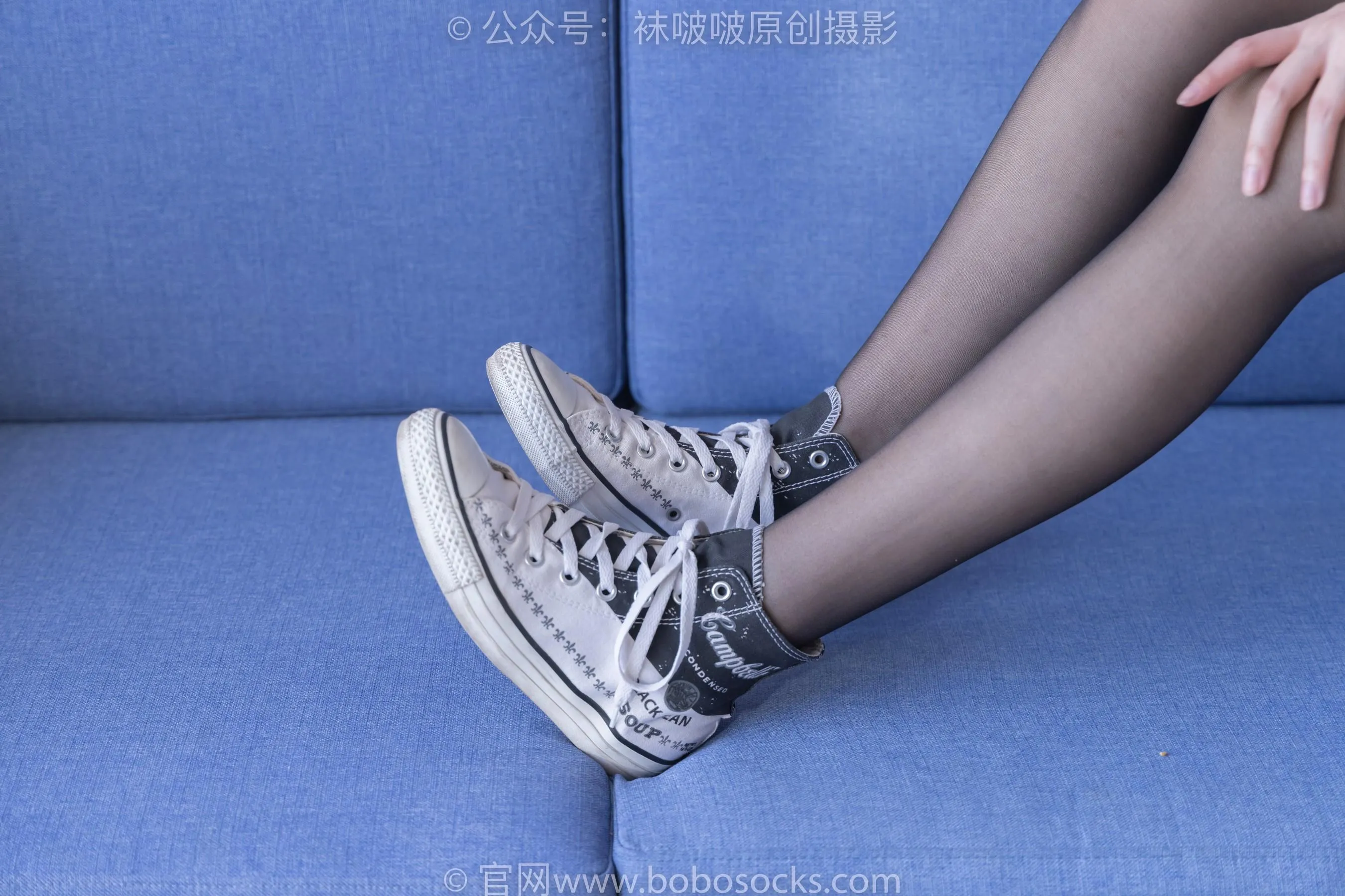 [BoBoSocks袜啵啵]NO.215 小甜豆-三双帆布鞋板鞋、厚白丝、黑丝[23] [54P]插图